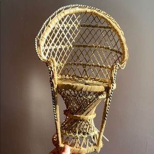 Boho Rattan Peacock Chair